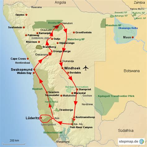 namibia rundreise